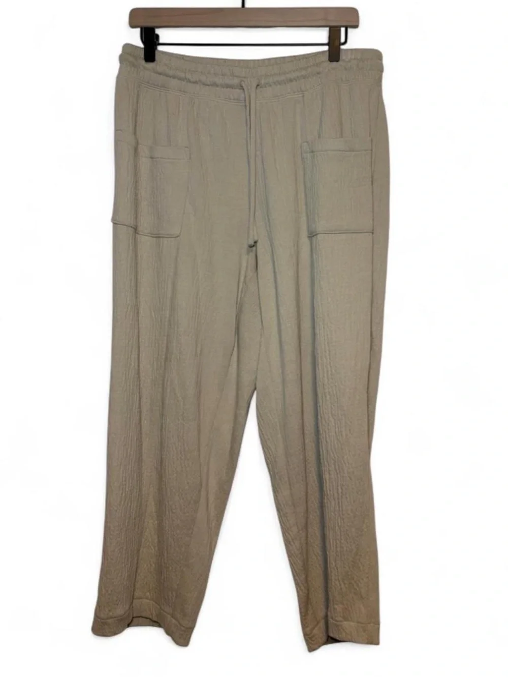 T by Talbots Cream Cotton Lounge Pants | M | EUC